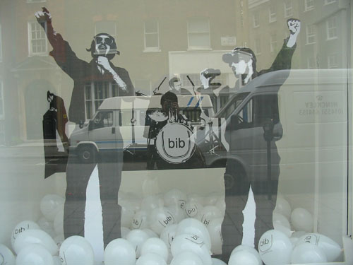 Songs for the Workers - window display